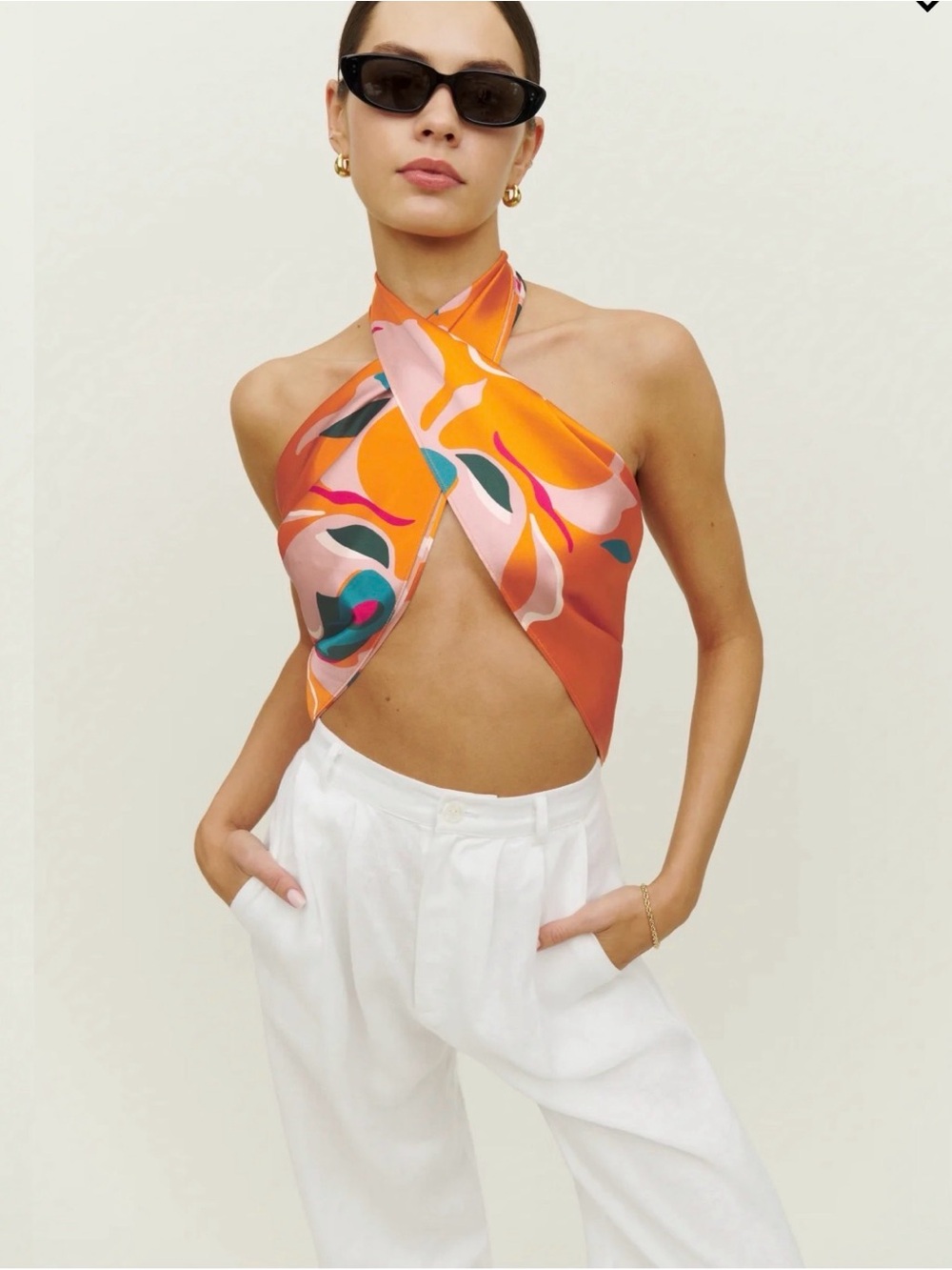Reformation Silk Scarf - Electra